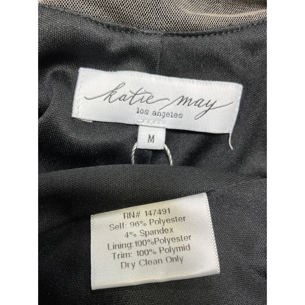 Katie May Elegant Black Surreal Dress Size M - Picture 4 of 4